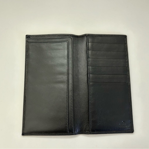 Gucci bifold long wallet, black, with box. - Picture 5 of 11